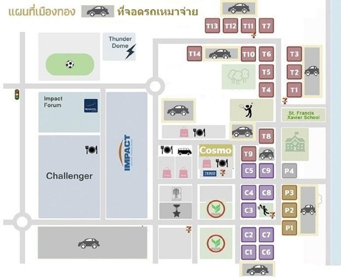 Condo C2 Impact Nonthaburi Zewnętrze zdjęcie